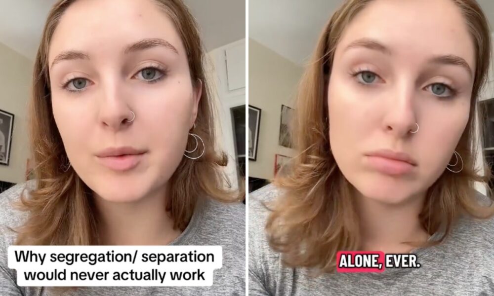 Создательница TikTok выступила против идеи расового сепаратизма, аргументируя это невозможностью изоляции от белого населения
