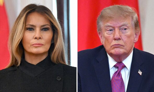 Melania Trump and Donald Trump